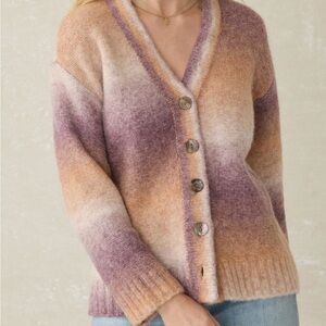 NWT Faherty Space Dye Cardigan Size Small